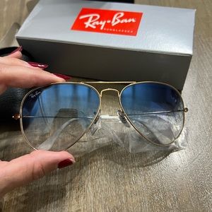 Ray-Ban sunglasses never worn aviator style